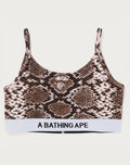 BAPE SNAKE PATTERN SPORT BRA LADIES