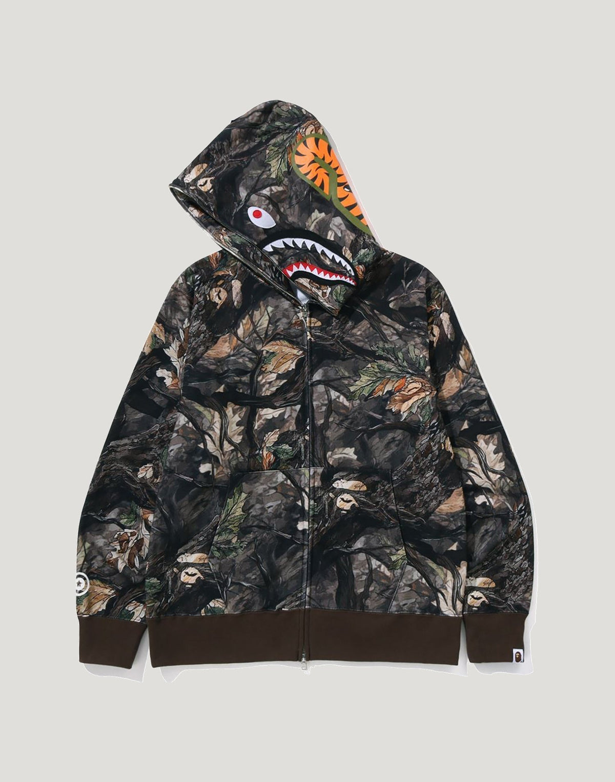 TREE EDGE CAMO SHARK FULL ZIP HOODIE MENS