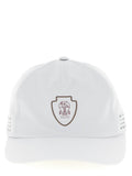 Brunello Cucinelli White Nylon Baseball Cap