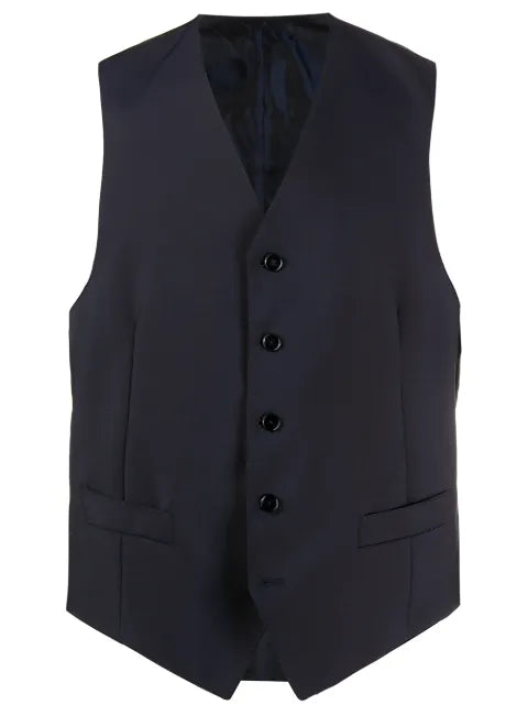 Dell'oglio V-neck single-breasted waistcoat