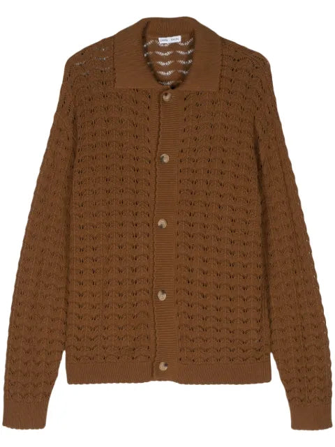 Cmmn Swdn Einar crochet-knit cardigan