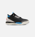 Air Jordan 3 Retro OG Rare Air Preschool Sneakers - Black / Chile Red / Neutral Grey