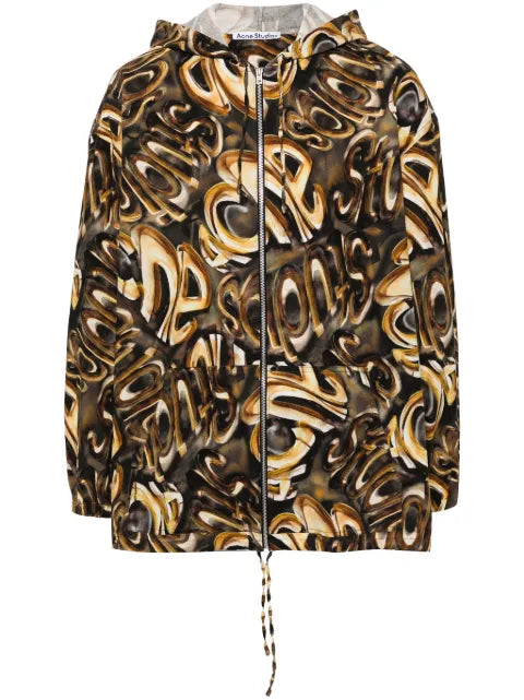 Acne Studios hooded logo jacket