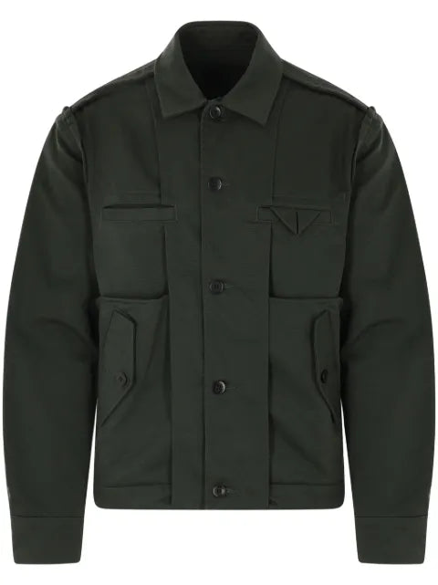 Undercover raw-cut overshirt