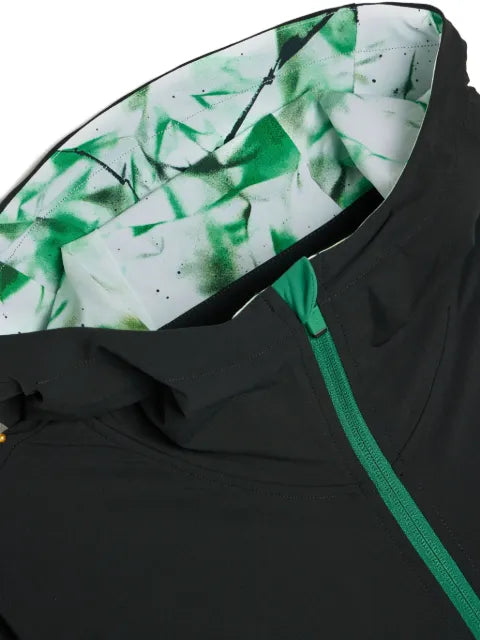 Malbon Golf x Futura Tag hooded zip jacket