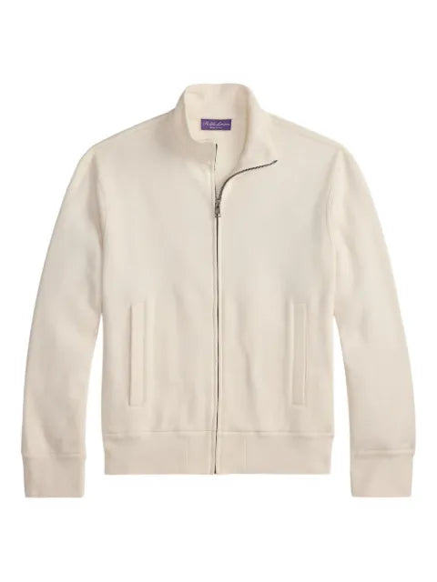 Ralph Lauren Purple Label mock-neck zip-front cardigan