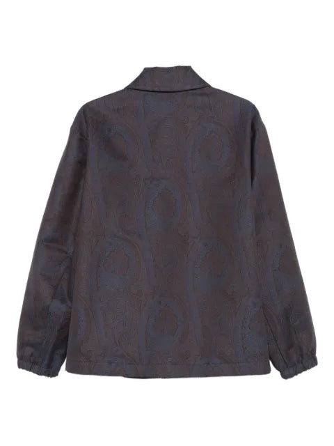 ETRO paisley-pattern coach shirt jacket