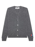 Comme Des Garçons Play x The Artist Invader heart-patch cardigan