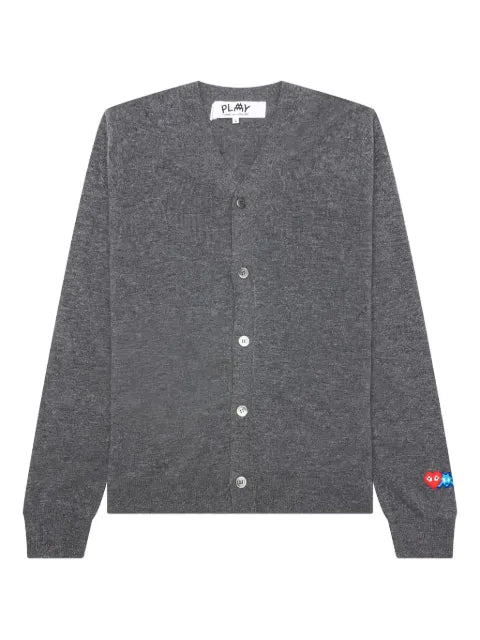 Comme Des Garçons Play x The Artist Invader heart-patch cardigan
