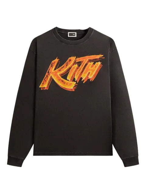 KITH flame graphic sweatshirt