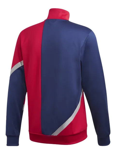 adidas striped zip lightweight jacket
