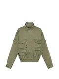 Balmain multi-pocket high-neck jacket