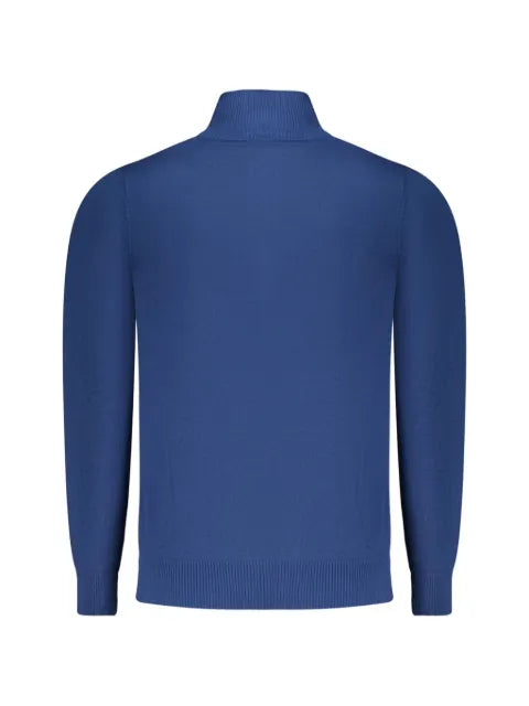 COVERI MOVING quarter-zip fine-knit pullover