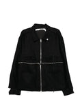 midorikawa lace-panelled frayed jacket