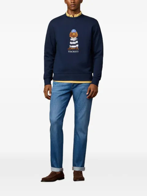Hackett London Harry Heritage embroidered sweatshirt