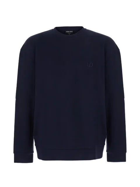 Giorgio Armani GA logo-embroidered sweater
