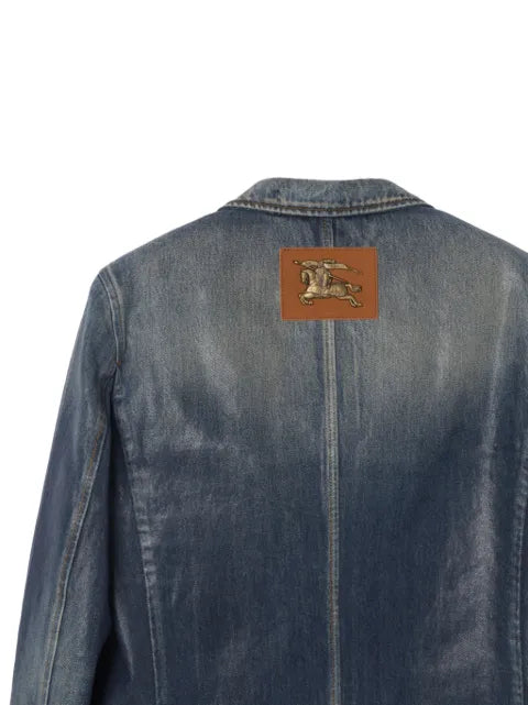 Burberry coated-denim tailored Jacket