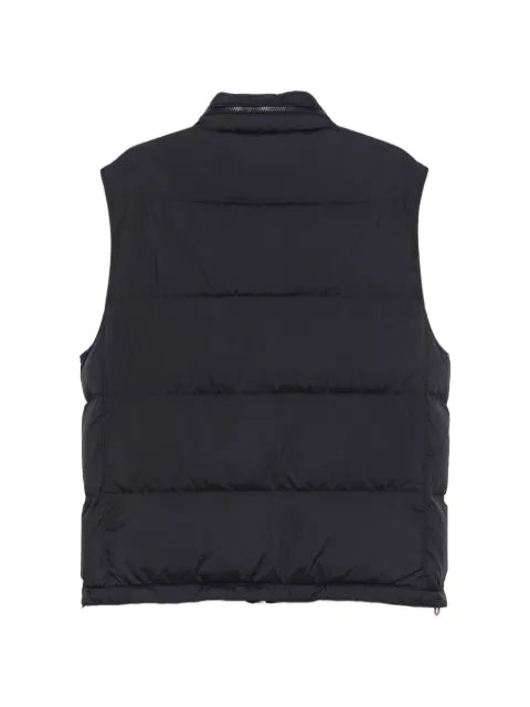 Brunello Cucinelli lightweight Techno fabric down vest with packable hood