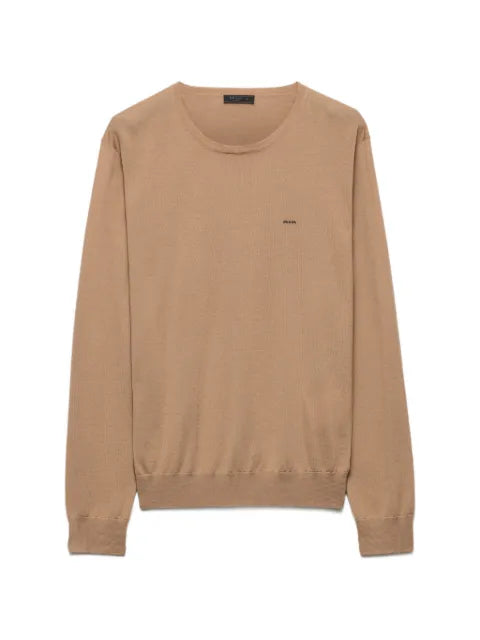 Prada superfine wool crew-neck sweater