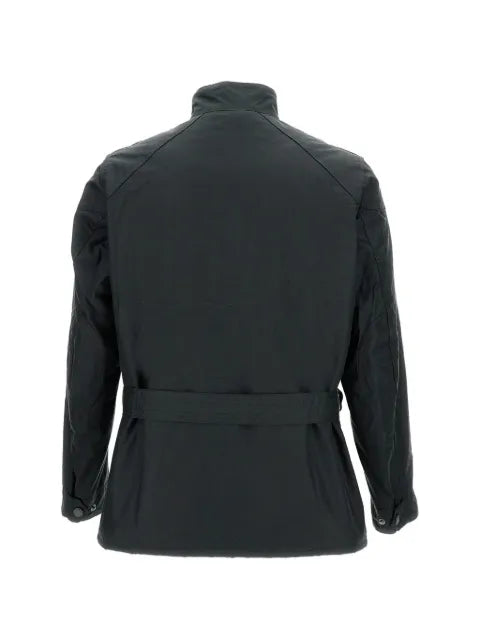 Barbour International Blackwell belted waxed jacket