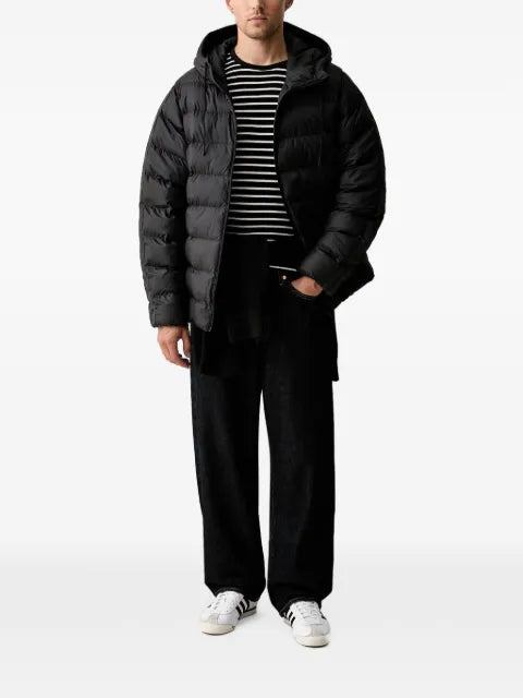 adidas logo-print padded jacket