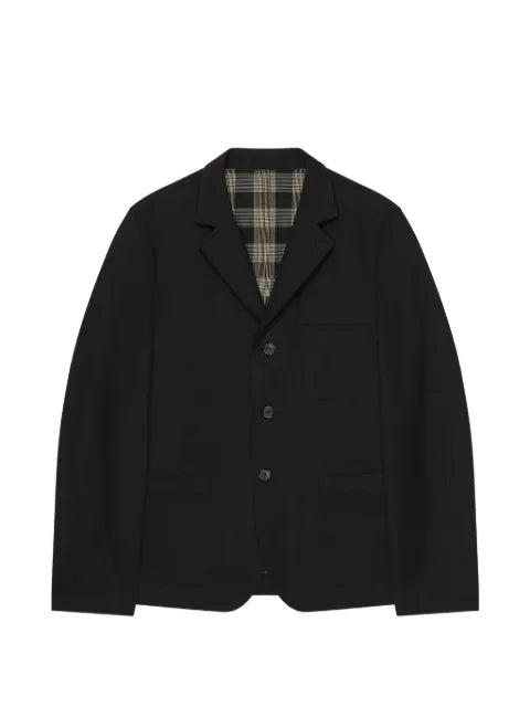 Givenchy single-breasted deconstructed jacket in cotton