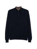 Fedeli half-zip knitted sweater