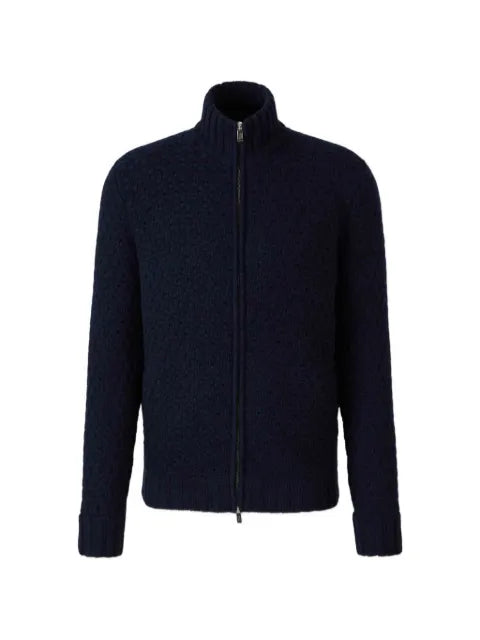 Fedeli textured-stitch cardigan
