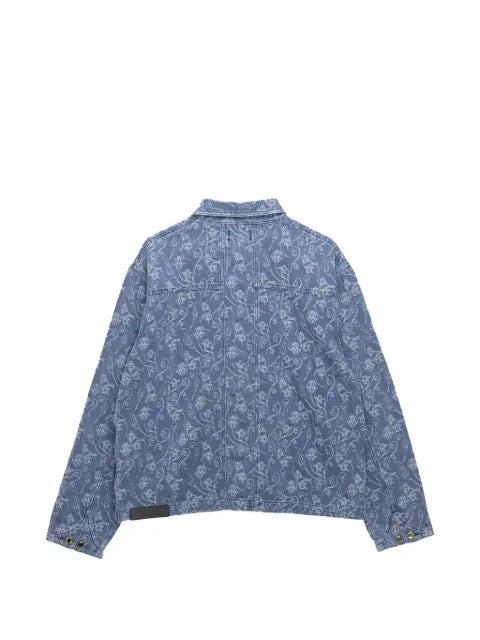Honor The Gift floral-jacquard shirt jacket