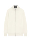 Lardini ribbed-knit zip-up sweater