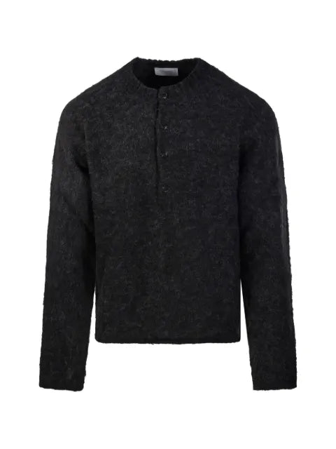Diana Studio button-fastening brushed sweater