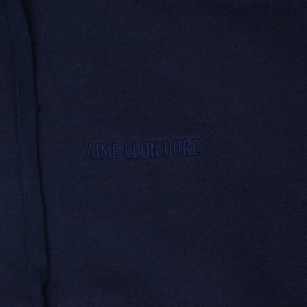 Blue Tonal Logo Hoodie