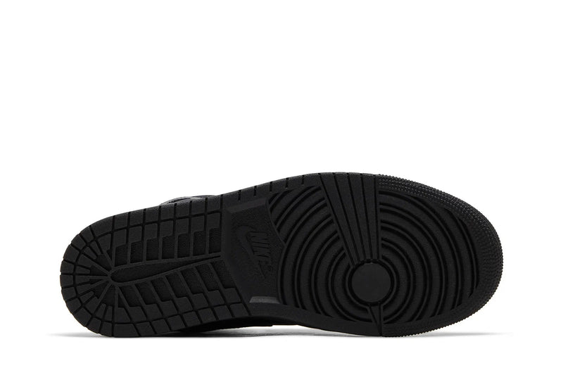 Air Jordan 1 Mid 'Triple Black' (2022) – All-Black AJ1 Mid with Tonal Precision & Stealthy Year-Round Versatility