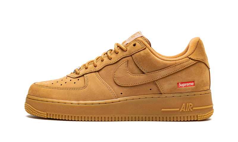 Supreme x Nike Air Force 1 Low SP 'Wheat' – DN1555-200 | Warm Wheat Suede AF1 Low with Supreme Box Logo & Premium Earth-Tone Build