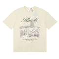 Rhude Men Retro Rowing Team Graphic Boxy Fit Streetwear Tee