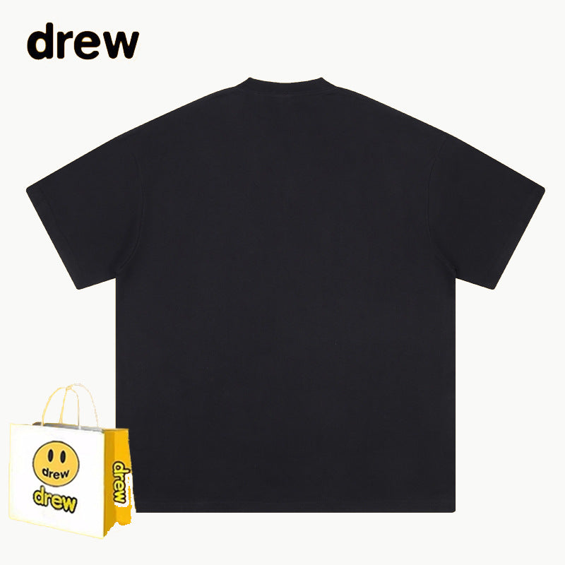 Drew T-shirts Smiley Face Short Sleeve T-shirt