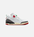 Spizike Low – Men's Lifestyle Shoe in White/Black/Sail/Varsity Red