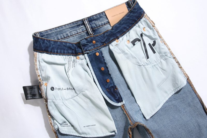 Purple Brand Distressed Blue Jeans