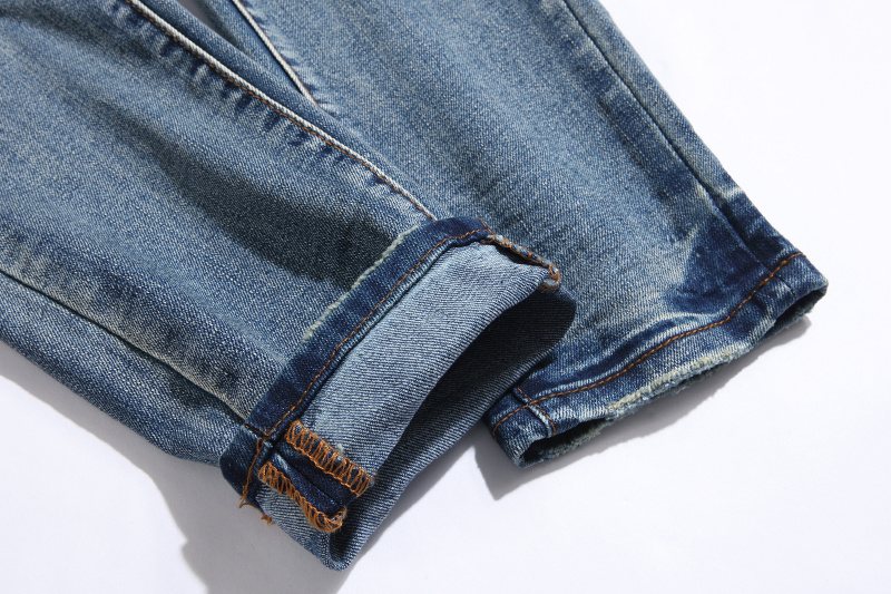 Purple Brand Distressed Blue Jeans