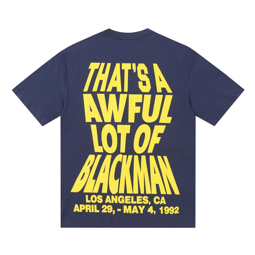 THAT'S A AWFUL LOT OF COUGH SYRUP Navy Graphic Short-Sleeve T-Shirt