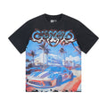 Godspeed Washed Black Car & Eye Sun Graphic T-Shirt