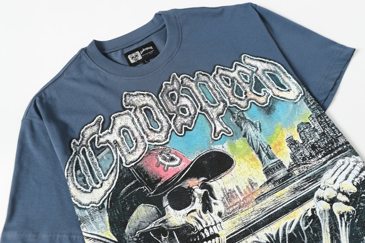 Godspeed Skull City Back Graphic T-Shirt