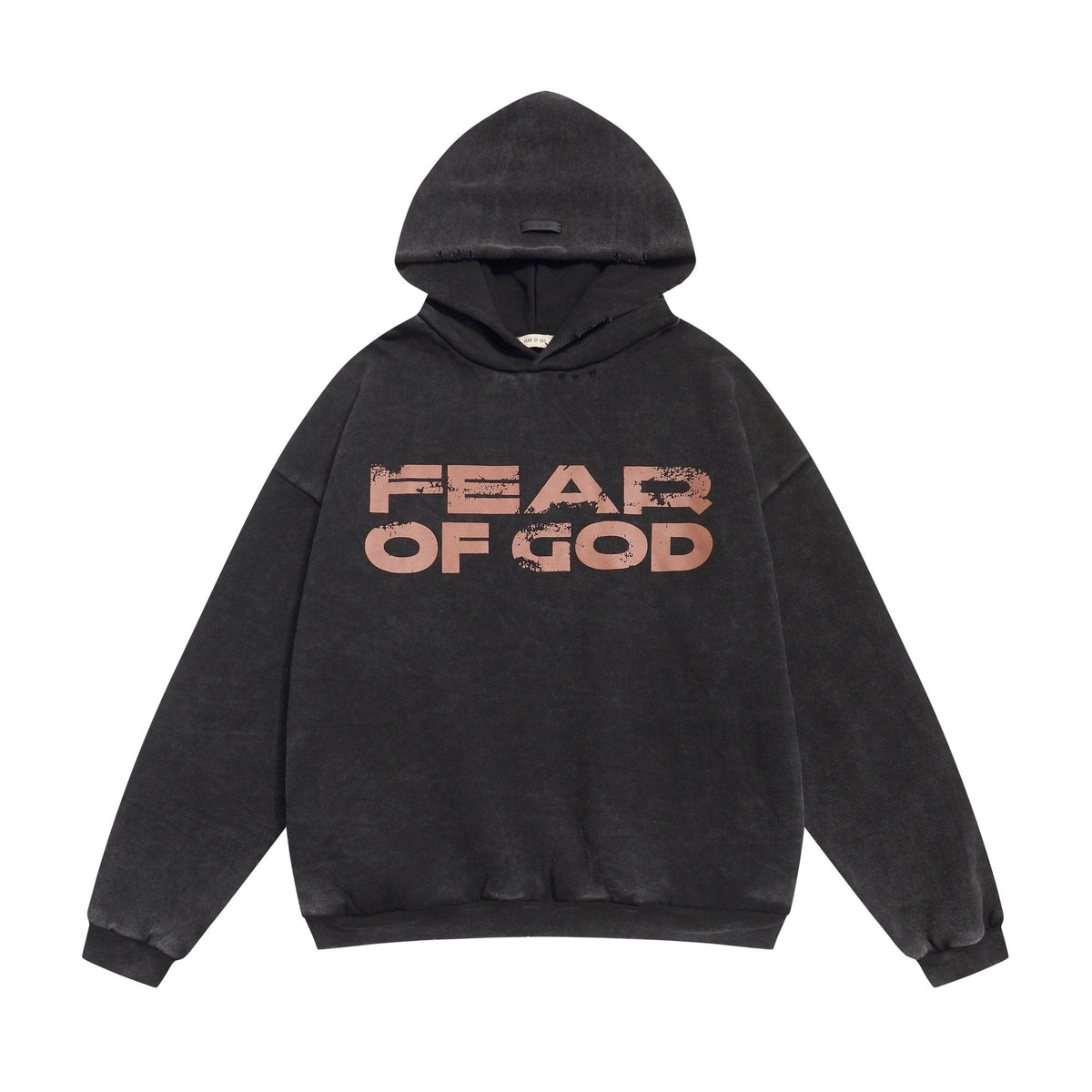 Fear of God Washed Black Side-Pocket Hoodie