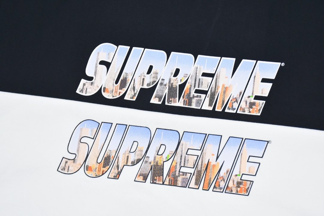 Supreme Gotham Skyline Graphic T-Shirt