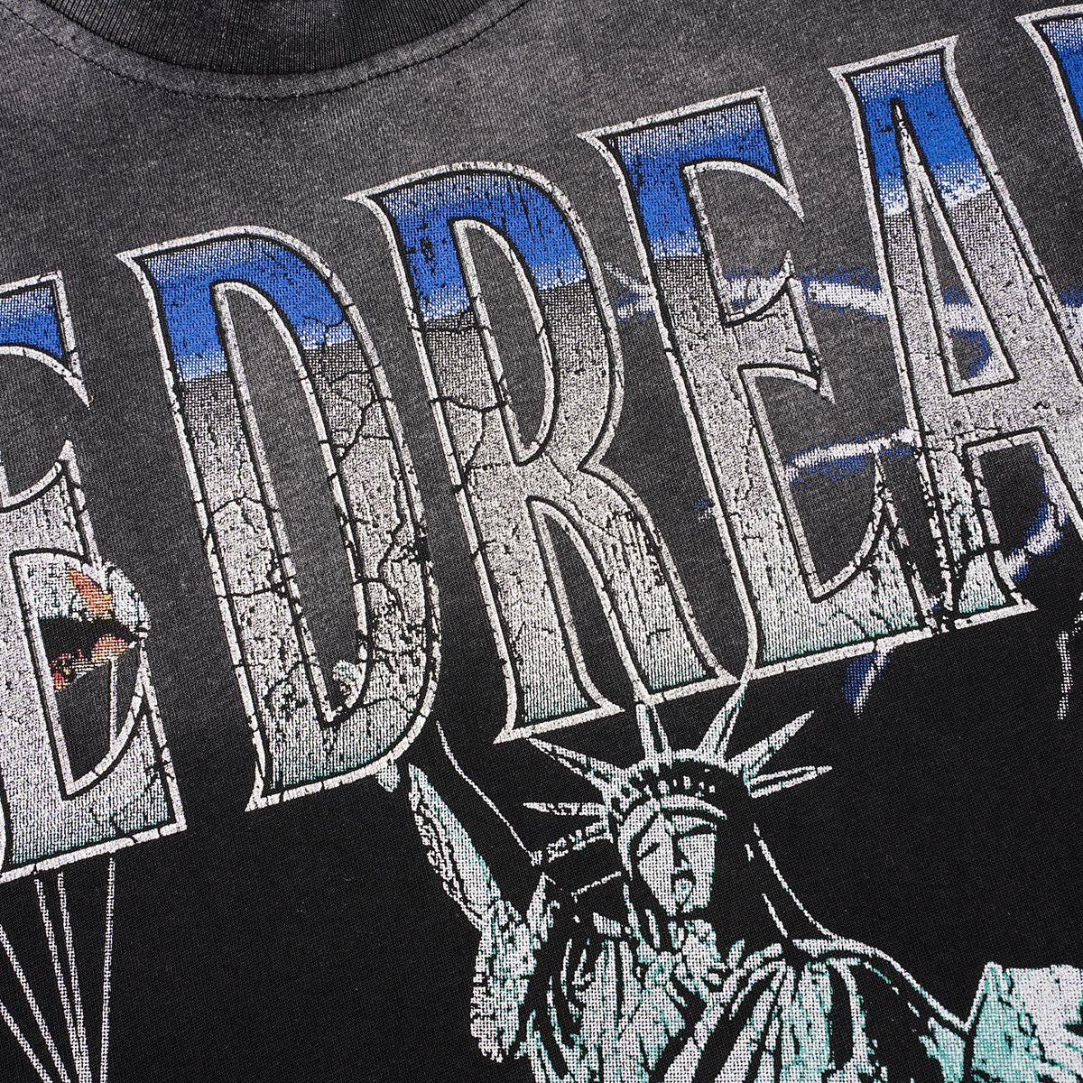 VALLEY Statue of Liberty Parachute Graphic T-Shirt