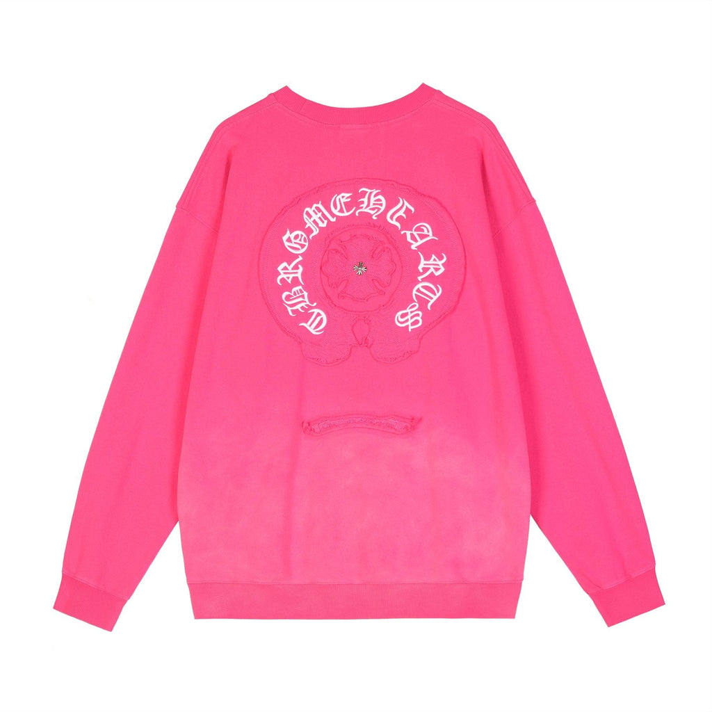 Chrome Hearts Horseshoe Graphic Crewneck Sweatshirt