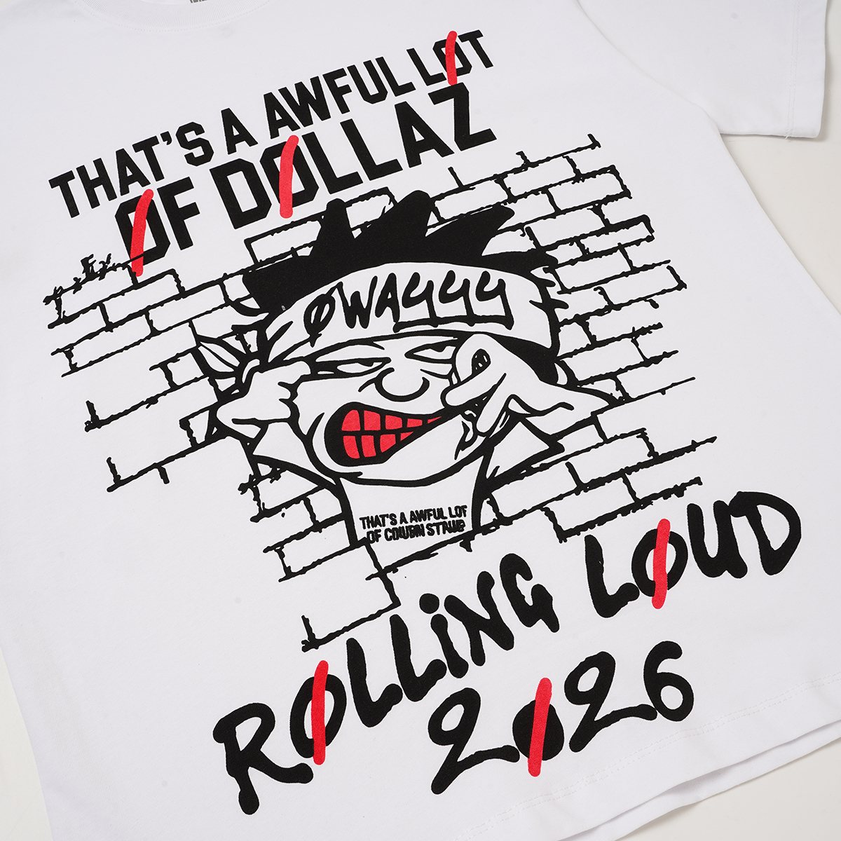 THAT'S A AWFUL LOT OF COUGH SYRUP Front Graphic Short-Sleeve T-Shirt