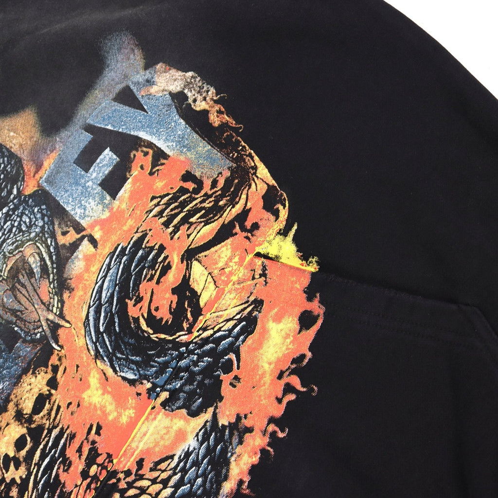 Valley Dreams Dragon Flame Graphic Hoodie
