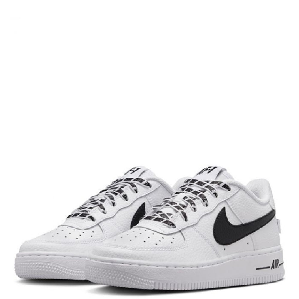 Big Kid's Nike Air Force 1 Low Js White/Black (IR0270 100)