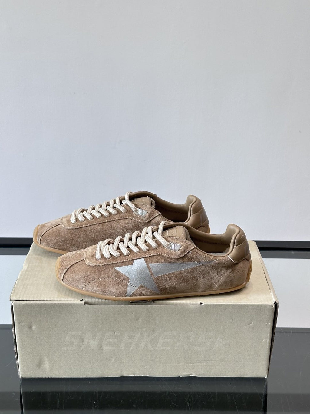 Golden Goose Brown Star Sneakers
